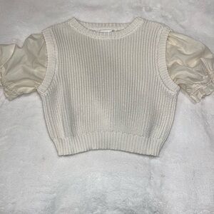 Altar'd State Cream Knit Sweater